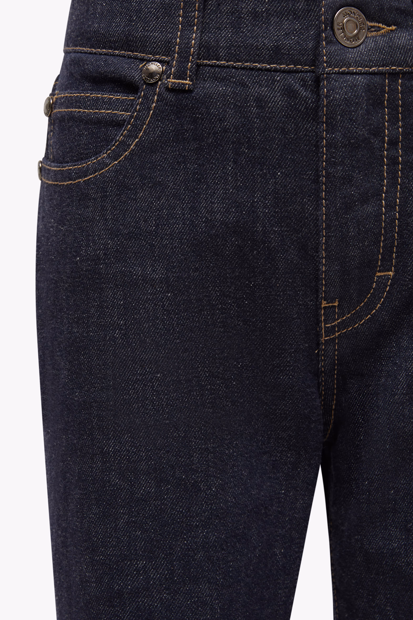 Straight Leg Jeans Boy Navy Blue Moncler 5